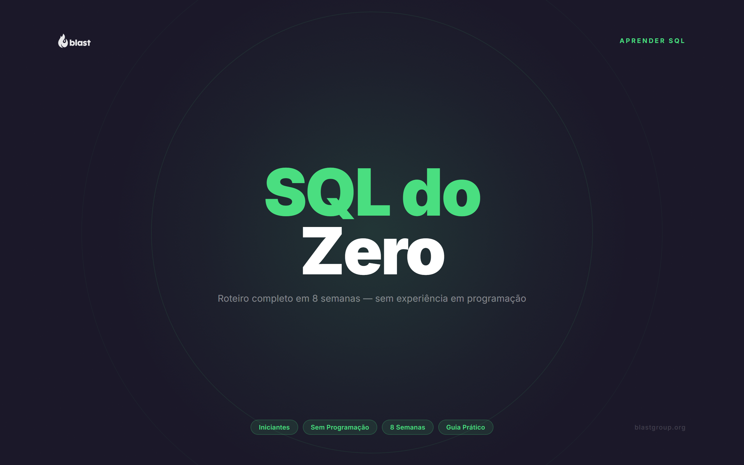 Como aprender SQL do zero sem experiência em programação