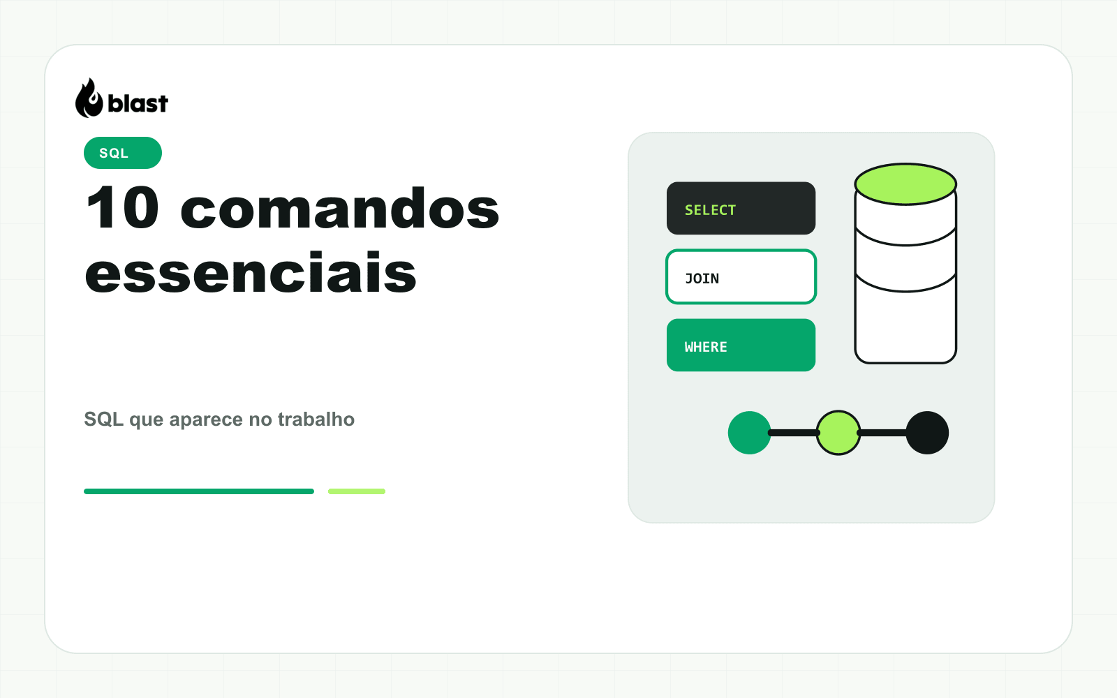 Os 10 comandos SQL mais usados no mercado de trabalho