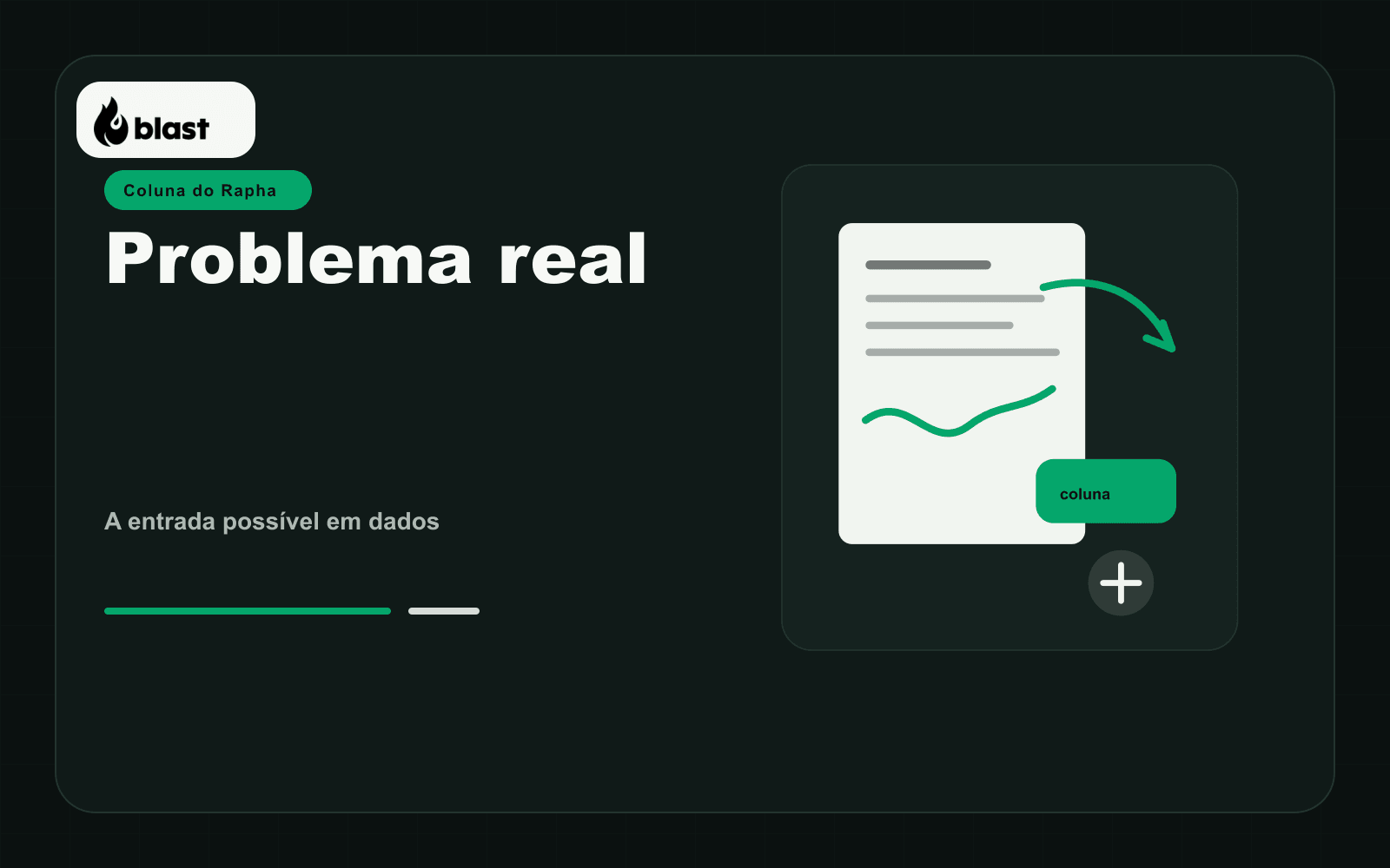 Eu não entrei em dados porque tinha um plano perfeito. Entrei porque resolvi um problema real.