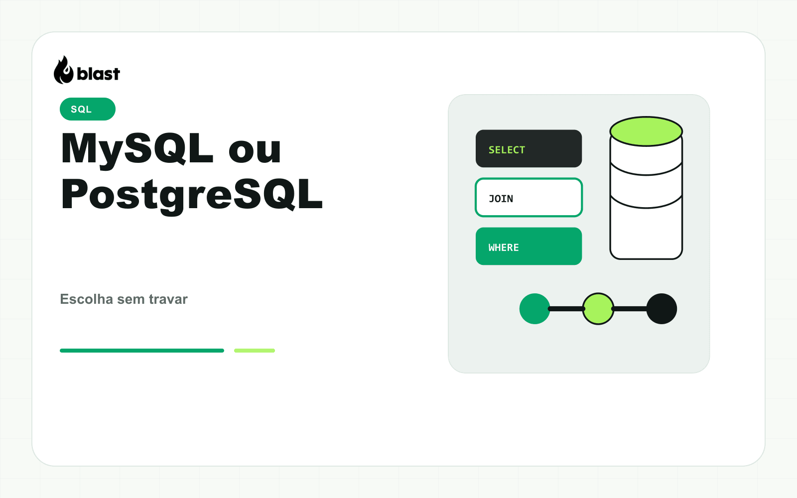 MySQL ou PostgreSQL: qual escolher para aprender SQL do zero?