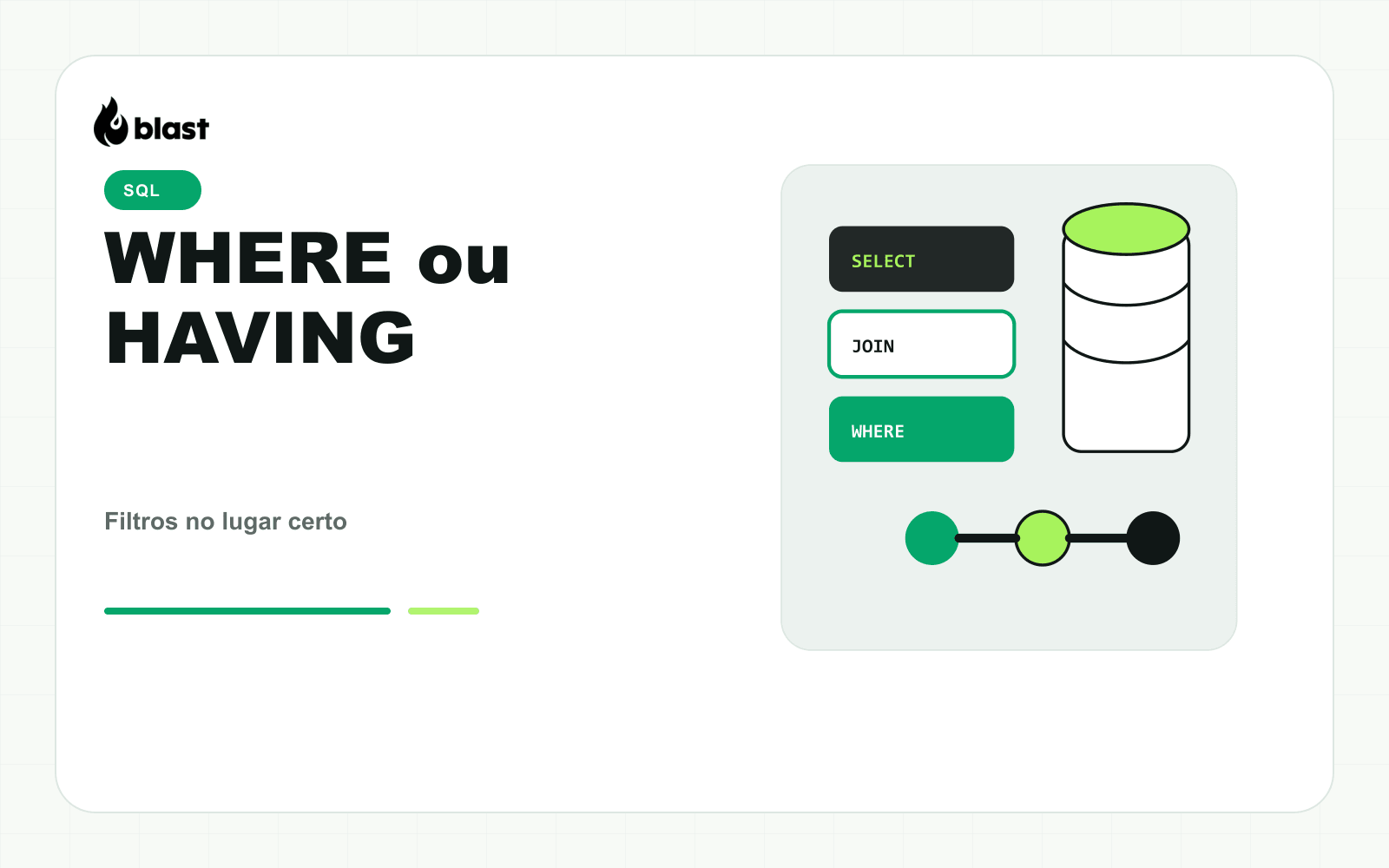 Dominando Filtros SQL: Quando Usar WHERE vs HAVING Como um Profissional
