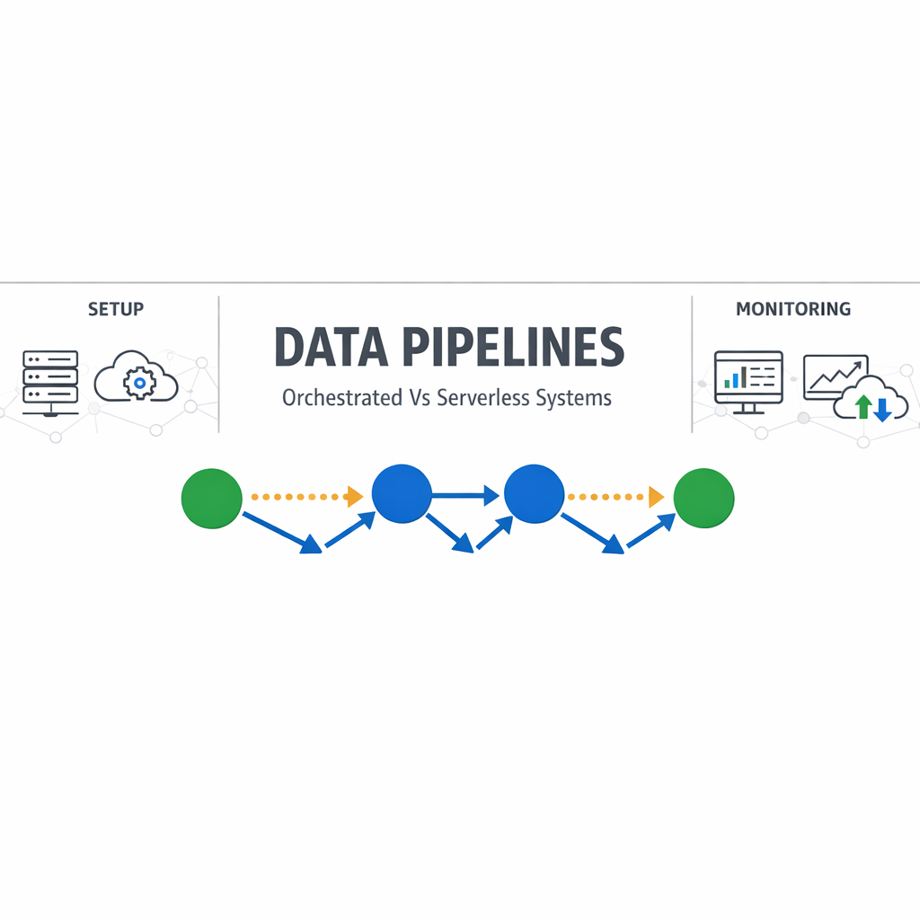 Pipelines de dados orquestrados versus pipelines de dados sem servidor: uma comparação abrangente